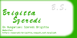 brigitta szeredi business card